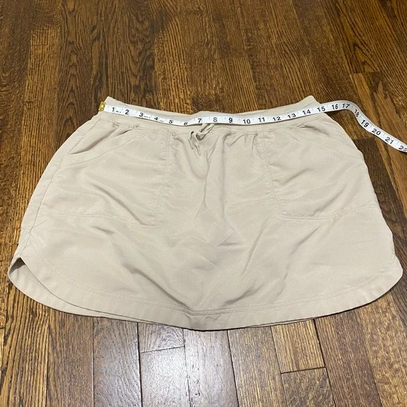 NWOT khaki skort with pockets: Reel Legends - Picture 7 of 8